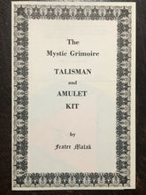 MYSTIC GRIMOIRE OF MIGHTY SPELLS & RITUALS - 1st Ed 1976, w/ AMULET KIT - MAGICK
