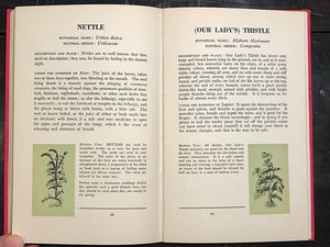 CULPEPER'S ENGLISH PHYSICIAN AND COMPLETE HERBAL - LEYEL, 1st/1st 1947 HC/DJ