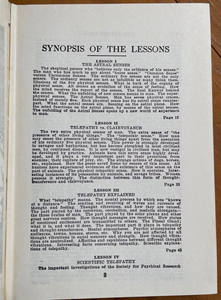 CLAIRVOYANCE AND OCCULT POWERS - 1st 1916 - TELEPATHY CRYSTAL GAZING OCCULT