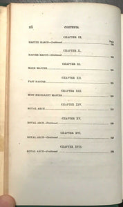 TRADITIONS OF FREEMASONRY - Pierson, 1866 MASONIC RITUALS ANCIENT MYSTERIES