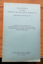 1949-51 SOCIETY FOR PSYCHICAL RESEARCH - OCCULT ESP PRECOGNITION PSYCHOKINESIS