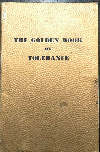 ALCOHOLICS ANONYMOUS AA - Pfau / John Doe - GOLDEN BOOK OF TOLERANCE, 1st 1948