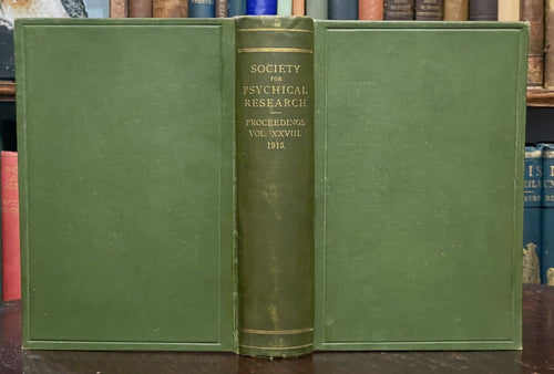 1915 - SOCIETY FOR PSYCHICAL RESEARCH - SPIRIT COMMUNICATION TRANCE PROPHECIES