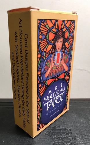 ART NOUVEAU TAROT Card Deck by Matt Myers, 1989, NEAR MINT CONDITION Belgium