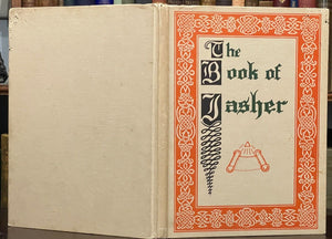 1965 BOOK OF JASHER, SACRED BOOK OF THE BIBLE - ROSICRUCIAN AMORC MAGICK JEWS