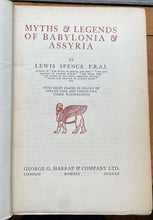 MYTHS & LEGENDS OF BABYLONIA & ASSYRIA - Spence, 1928 ANCIENT LORE DEMONS MAGIC