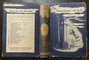 THE SANCTUARY OF SELF - Lewis, 1st 1948 ROSICRUCIAN SPIRITUALITY PROPHECY MYSTIC