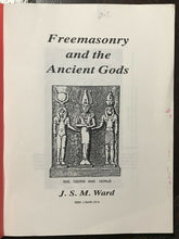 FREEMASONRY AND THE ANCIENT GODS - Ward, 1992 - FREEMASON MASONIC LEGENDS SIGNS