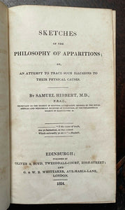 PHILOSOPHY OF APPARITIONS - 1st, 1824 - GHOSTS SPIRITS SUPERNATURAL PHENOMENA