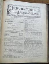 VICTORIAN MEN'S FASHION - 4 JOURNALS, 1890-99 - ILLUSTRATED w/ PATTERNS DESIGNS