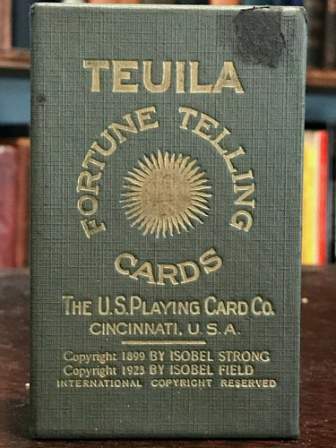 1923 TEUILA FORTUNE-TELLING TAROT CARDS by I. Field - MAGICK DIVINATION OCCULT