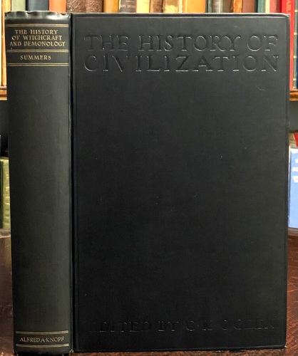 HISTORY OF WITCHCRAFT AND DEMONOLOGY - Summers, 1st 1926 - WITCHES DEMONS MAGICK