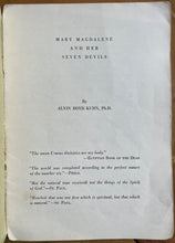 MARY MAGDALENE & HER SEVEN DEVILS - Kuhn, 1st 1948 - THEOSOPHY BIBLE SYMBOLISM