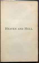 HEAVEN AND HELL FROM THINGS HEARD AND SEEN - Swedenborg, 1882 AFTERLIFE SPIRITS