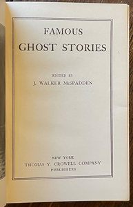 FAMOUS GHOST STORIES - 1st 1918 - GHOSTS MONSTERS SUPERNATURAL OCCULT TALES