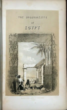 MONUMENTS OF EGYPT / WITNESS FOR THE BIBLE - Hawks, 1st 1850 ANCIENT EGYPT