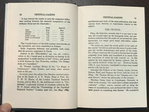 CRYSTAL GAZING & SPIRITUAL CLAIRVOYANCE - de LAURENCE, 1913 DIVINATION MAGICK