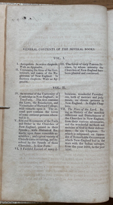 1820 - MAGNALIA AMERICANA: ECCLESIASTICAL HISTORY OF NEW ENGLAND - COTTON MATHER