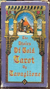 STAIRS OF GOLD TAROT by Tavaglione - 1979 TAROT CARDS DIVINATION OCCULT - UNUSED