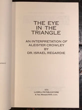 ISRAEL REGARDIE — ALEISTER CROWLEY EYE IN THE TRIANGLE Stated 1st/1st 1970 HC/DJ