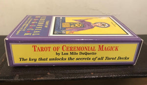 1994 - TAROT OF CEREMONIAL MAGICK - LON DUQUETTE - 1st/1st NEAR MINT Tarot Cards