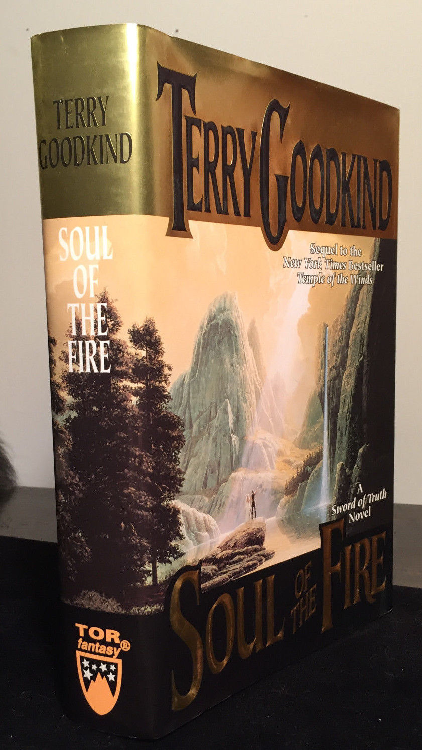 SOUL OF THE FIRE, Terry Goodkind 1st/1st 1999 HC/DJ Excellent Condition, SIGNED