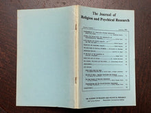 JOURNAL OF RELIGION AND PSYCHICAL RESEARCH - 1981 - MIRACLES HEALING AFTERLIFE
