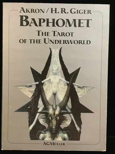 BAPHOMET: THE TAROT OF THE UNDERWORLD - H.R. Giger & Akron - 1st Ed, 1993