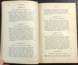 LAW OF PSYCHIC PHENOMENA - Hudson, 1898 HYPNOTISM TELEPATHY MIND CONTROL GHOSTS