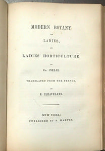 1849 FLOWERS PERSONIFIED - MODERN BOTANY FLOWER FAIRIES MAIDENS ILLUSTRATED