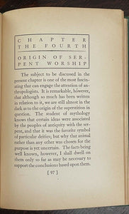 SACRED PROSTITUTION & MARRIAGE BY CAPTURE - 1932 ANTHROPOLOGY SERPENT WORSHIP