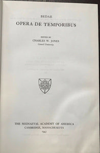 OPERAL DE TEMPORIBUS - Bedae, 1943 THEOLOGY BEDE RELIGION EASTER RELIGIOUS