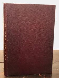 THE ASTROLOGER'S ANNUAL - Very SCARCE 1st Ed, 1909 - Alan Leo - ASTROLOGY OCCULT