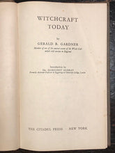 WITCHCRAFT TODAY - Gerald Gardner - 1st Edition, 1955 - Witches, Wicca, Magick