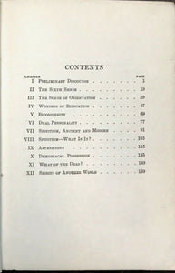 ESSAYS IN OCCULTISM, SPIRITISM & DEMONOLOGY - 1st, 1919 - GHOSTS DEMONS SPIRITS