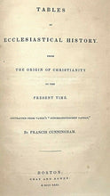 TABLES OF ECCLESIASTICAL HISTORY - 1st 1831 CHRISTIANITY EVENTS PEOPLE TIMELINE