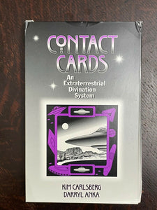 CONTACT CARDS - EXTRATERRESTRIAL DIVINATION SYSTEM - 1st 1996 ORACLE TAROT DECK