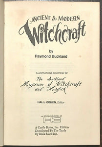 ANCIENT & MODERN WITCHCRAFT - Buckland, 1st Ed 1970 - MAGICK WICCA WITCHES