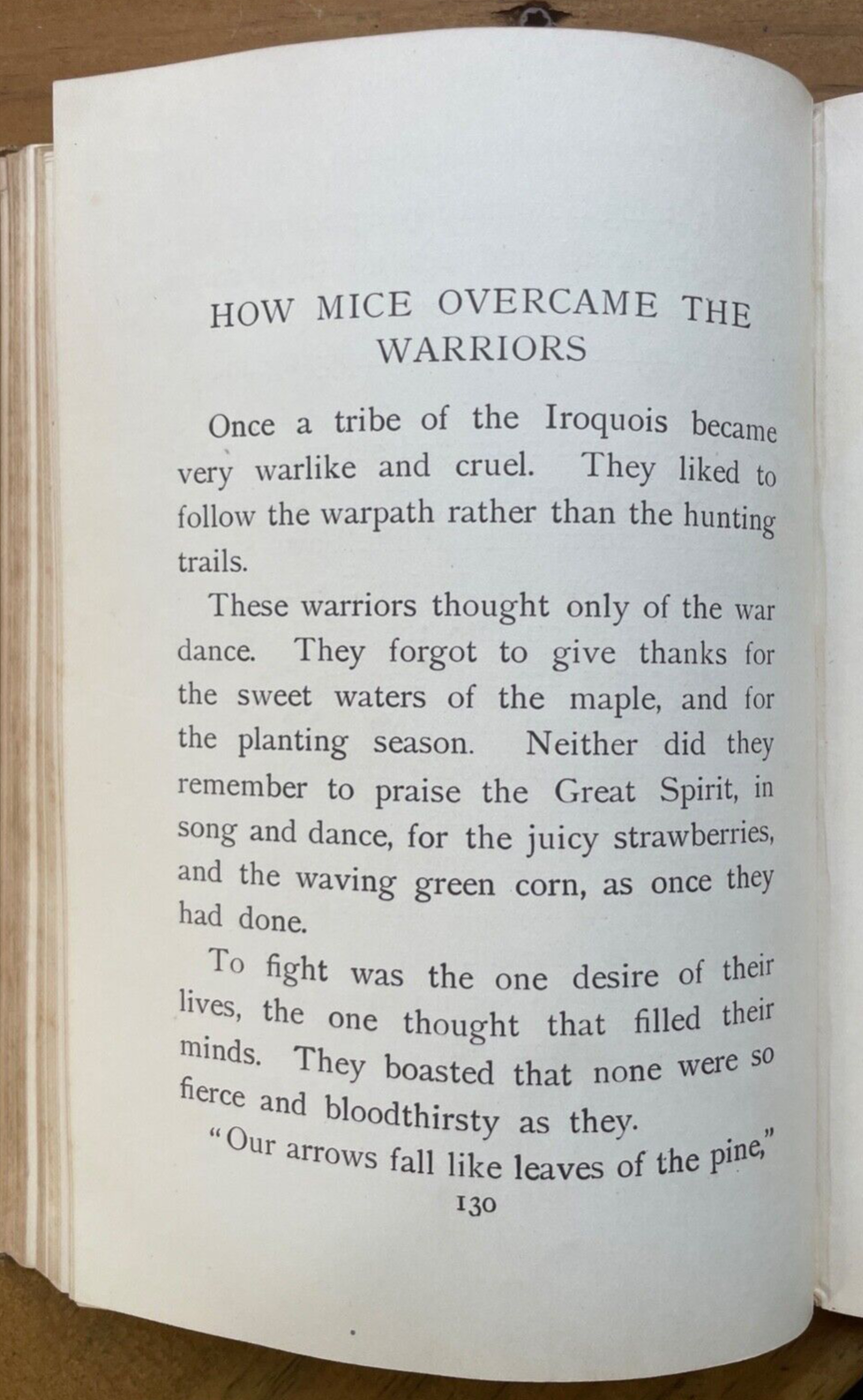 STORIES THE IROQUOIS TELL THEIR CHILDREN - 1917 NATIVE AMERICAN FABLES ...