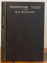 NIGHTMARE TALES - H.P. Blavatsky, 1st 1892 - GOTHIC HORROR OCCULT SHORT STORIES