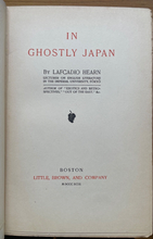 IN GHOSTLY JAPAN - Hearn, 1st 1899 - ASIAN FOLKLORE MYTHS GHOSTS DEMONS OCCULT