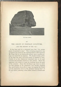 PHARAOHS, FELLAHS AND EXPLORERS - 1st Ed, 1891 - ANCIENT EGYPT SITES BURIAL