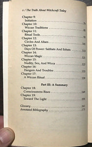 THE TRUTH ABOUT WITCHCRAFT - Cunningham, 1988 SIGNED - MAGICK WITCH WICCA