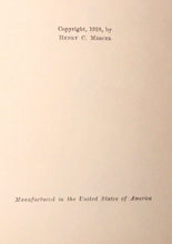 NOVEMBER NIGHT TALES: A Book of Short Stories, Henry Mercer 1st/1st 1928 Horror