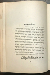 1919 MYSTIC TEST BOOK OR THE MAGIC OF THE CARDS - CARTOMANCY DIVINATION MAGICK