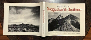 ANSEL ADAMS PHOTOGRAPHS OF THE SOUTHWEST - 1976, 1st Ed/1st Printing - SIGNED