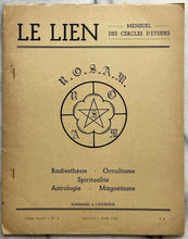 LE LIEN FRENCH OCCULT MAGAZINE - JULY-AUG 1964 REINCARNATION KARMA ROSICRUCIAN