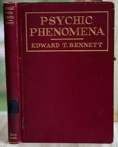 PSYCHIC PHENOMENA - 1st 1909 SPIRITUALISM TELEKINESIS PSYCHIC AUTOMATIC WRITING