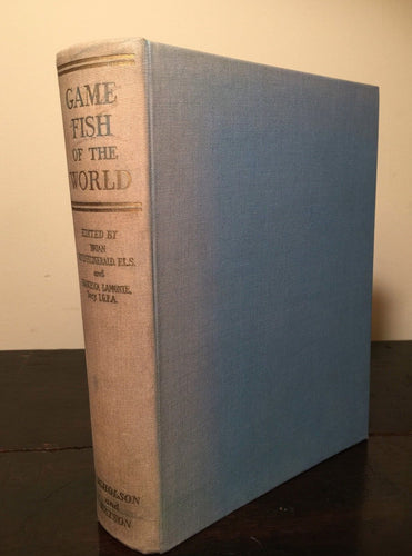 GAME FISH OF THE WORLD, Vesey-Fitzgerald, Illust. Fraser-Brunner, 1949 HC 1st Ed