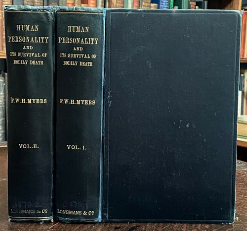 HUMAN PERSONALITY AND ITS SURVIVAL OF BODILY DEATH - Myers, 1903 PARANORMAL SOUL